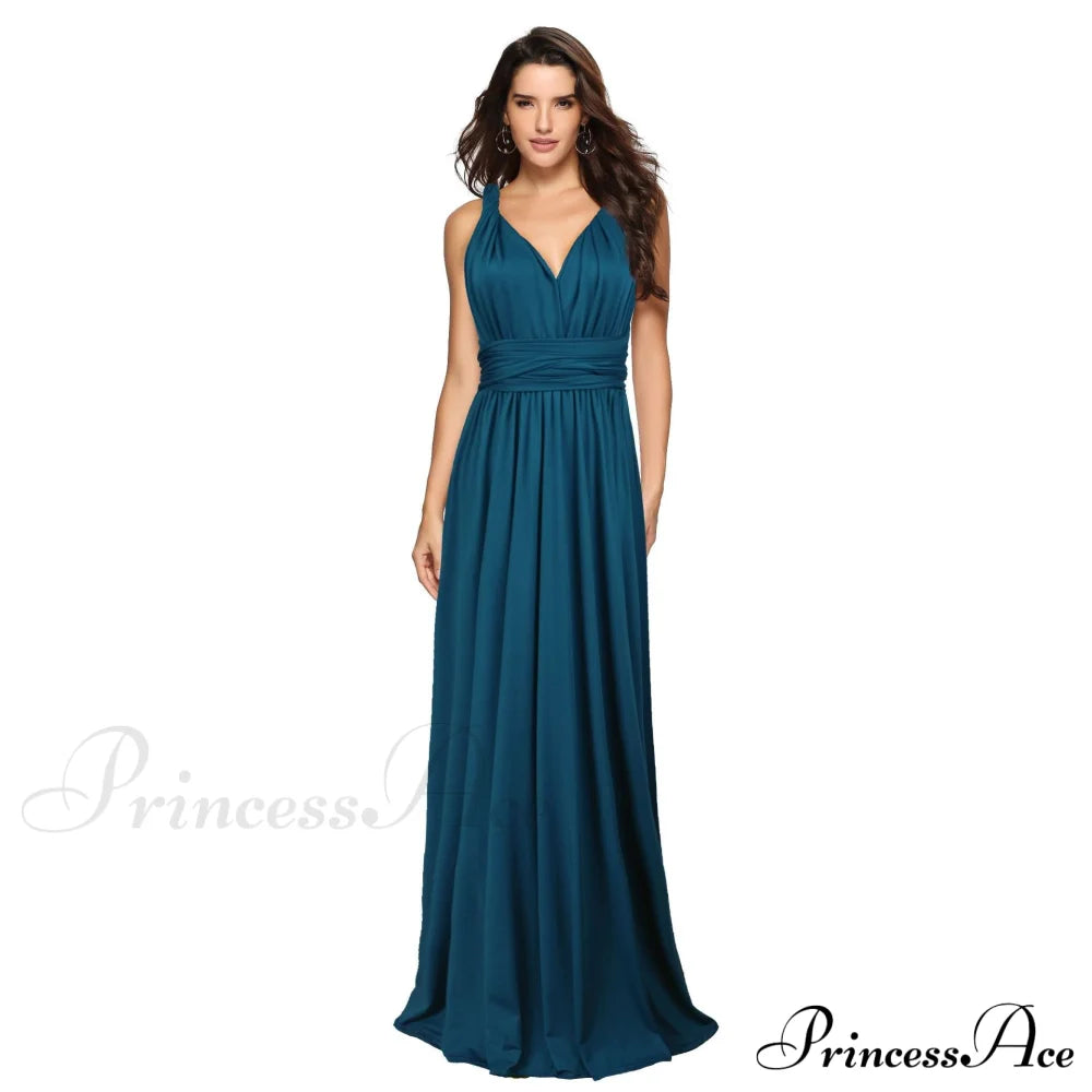 Alexandra Satin Lace Charming Back A-Line Dress
