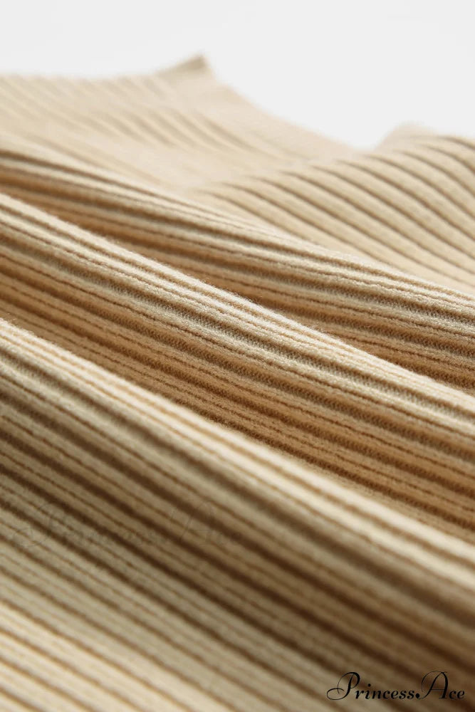 Arm Oatmeal Brief Knit Patch Ribbed with Sweater Pocket