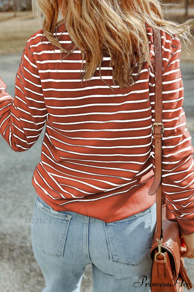 Arm Striped Long Top