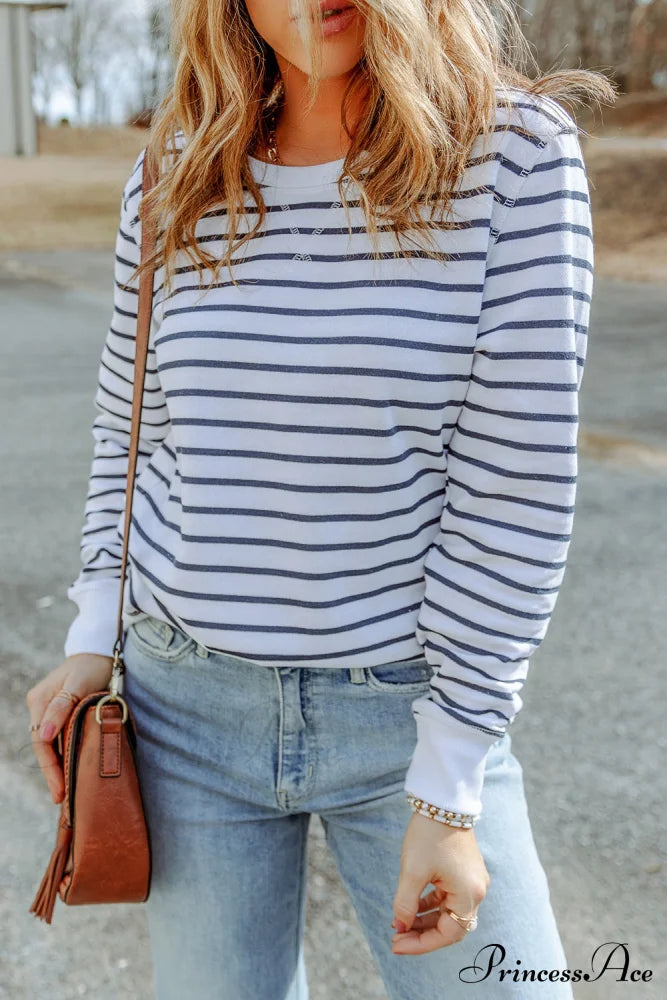 Arm Striped Long Top