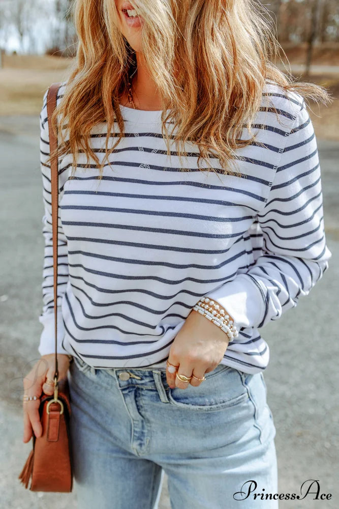 Arm Striped Long Top