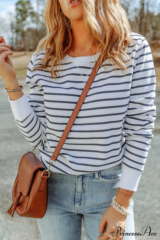 Arm Striped Long Top