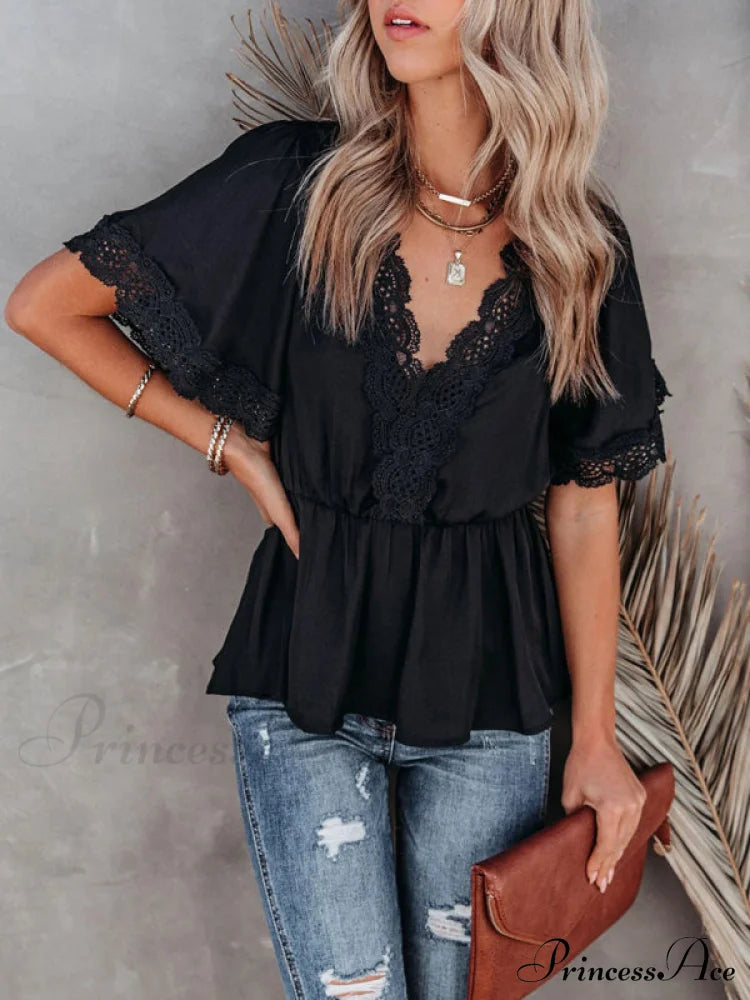 Brief Lace Arm Panel for Top Women
