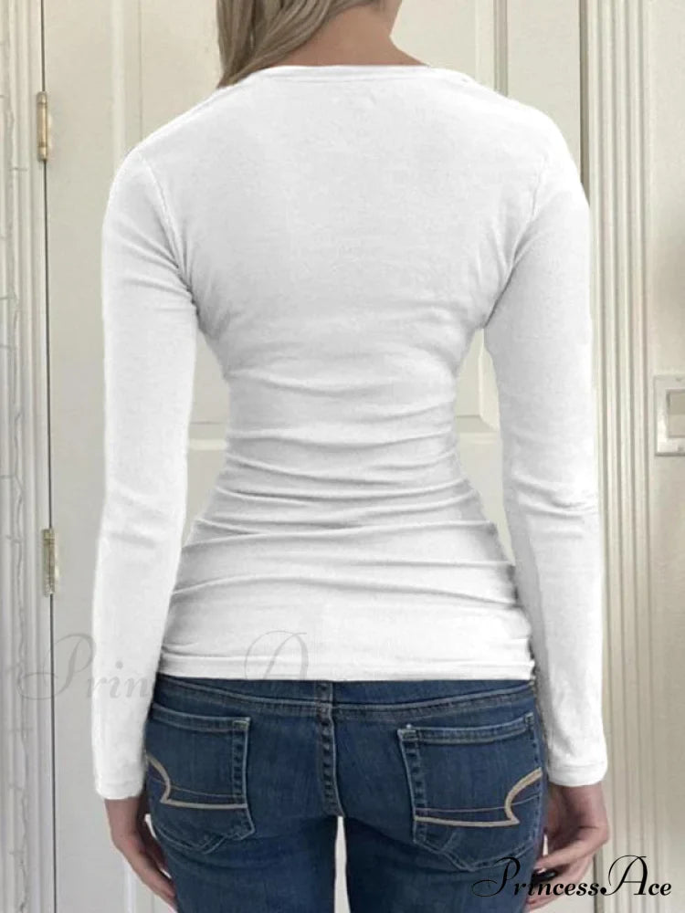 Minimalist Versatile Buttoned Knit Top