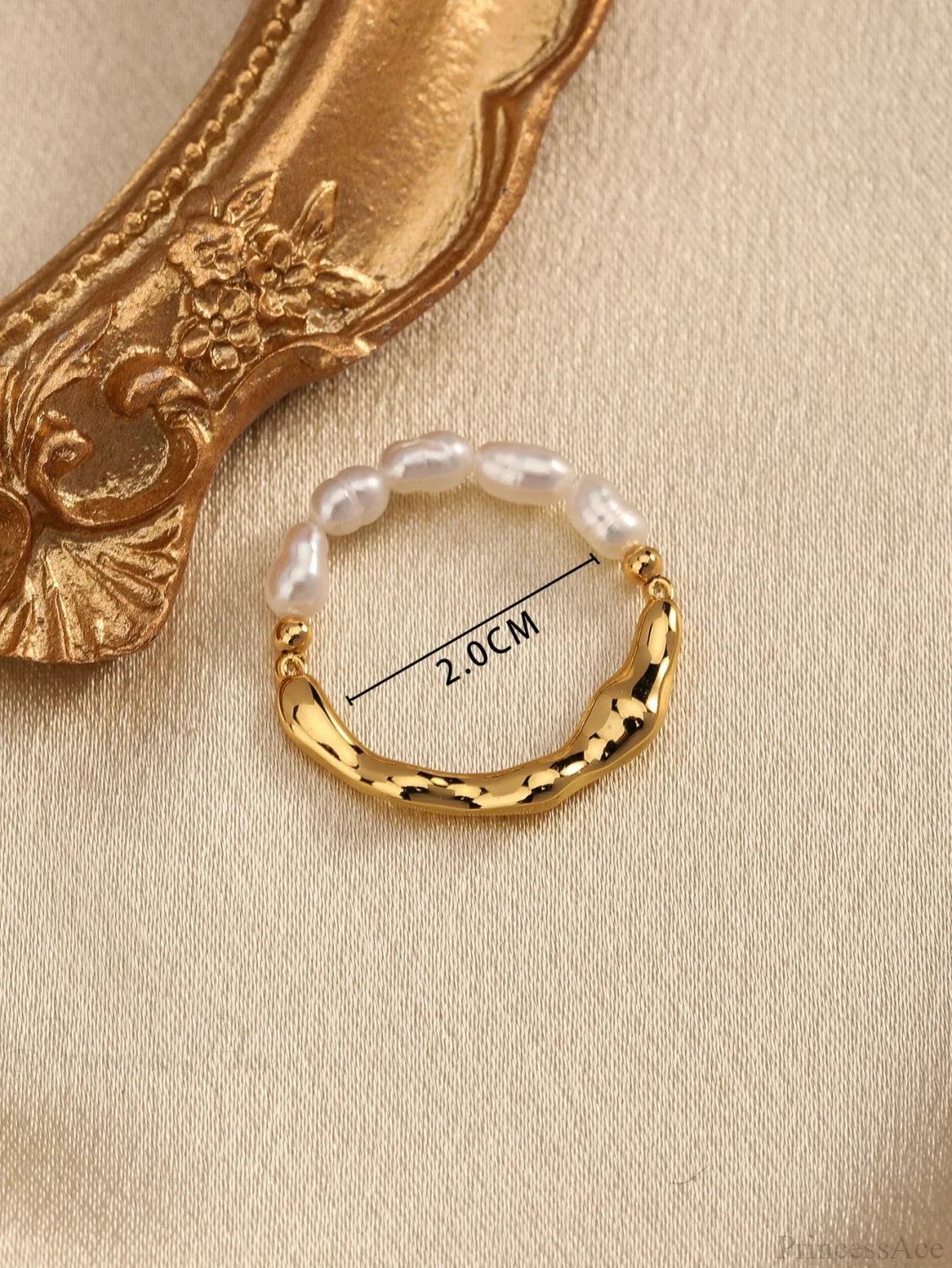 Cultured Pearl Decor Ring