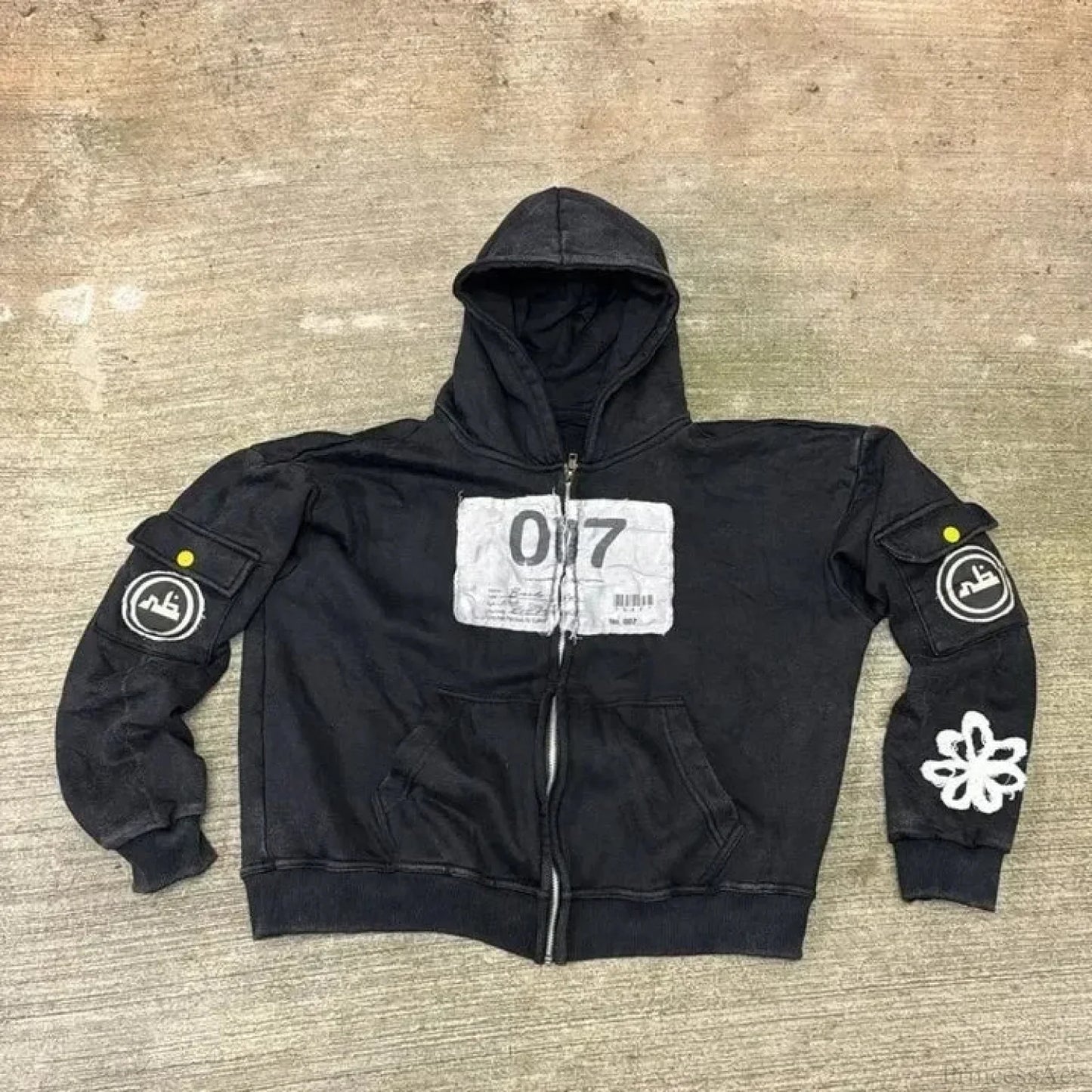 Dark Pink Cleansing Zip Hoodie