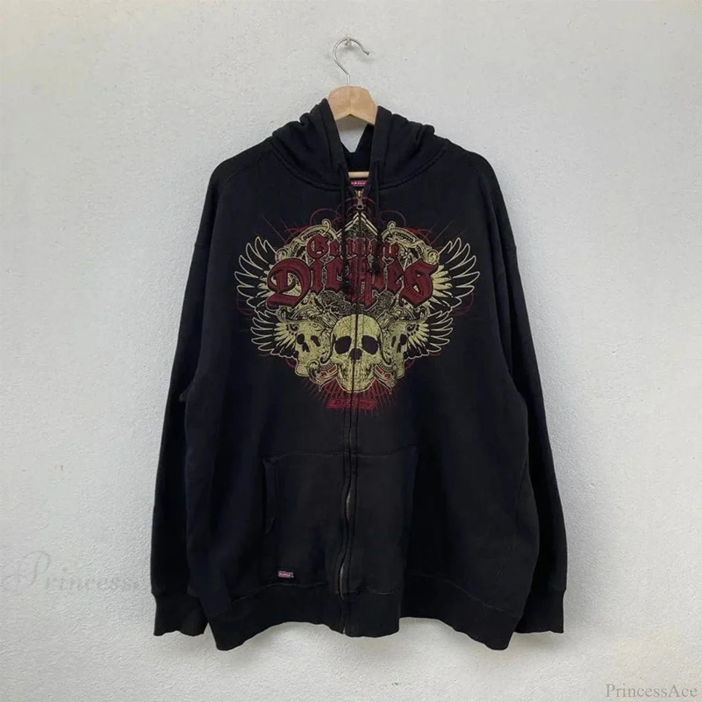 Dark Print Pullover Jumper