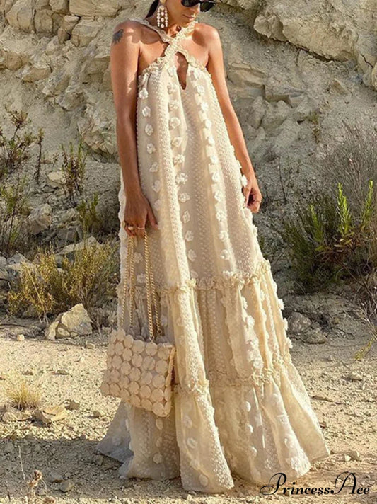 Halter Tassel Graceful Boho Dress