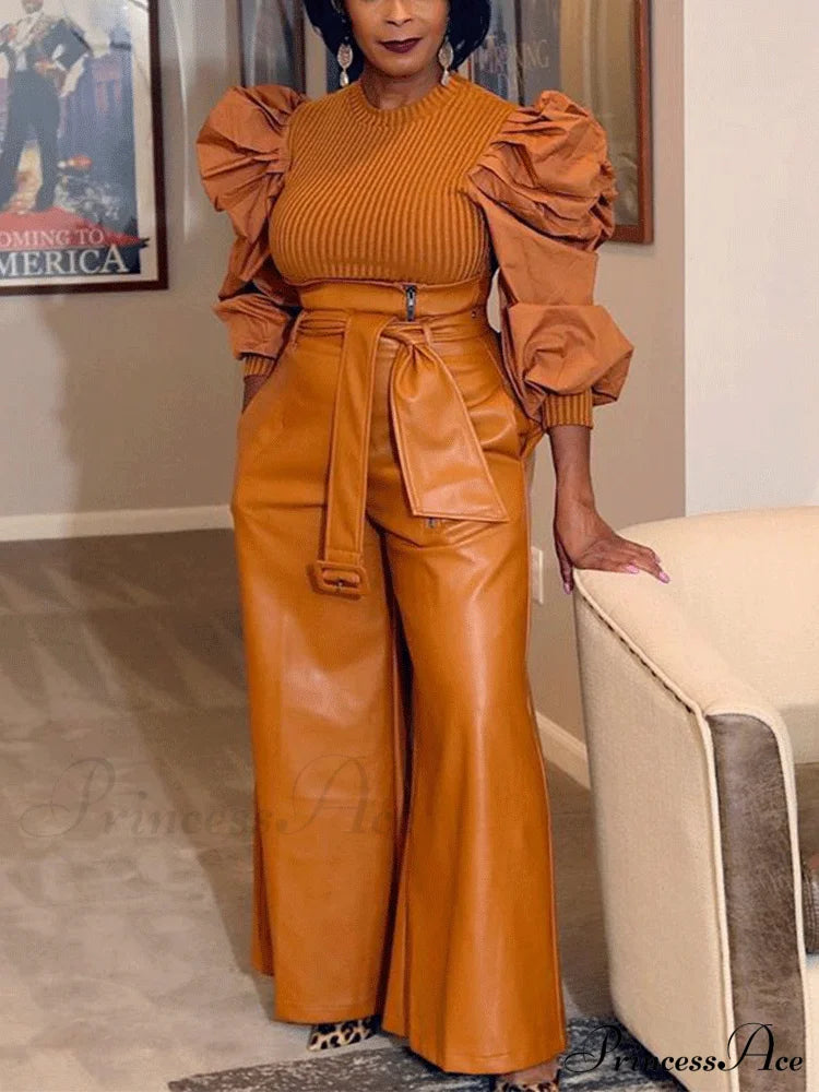 High Waist Pocket Trendy Straight Leg Pants