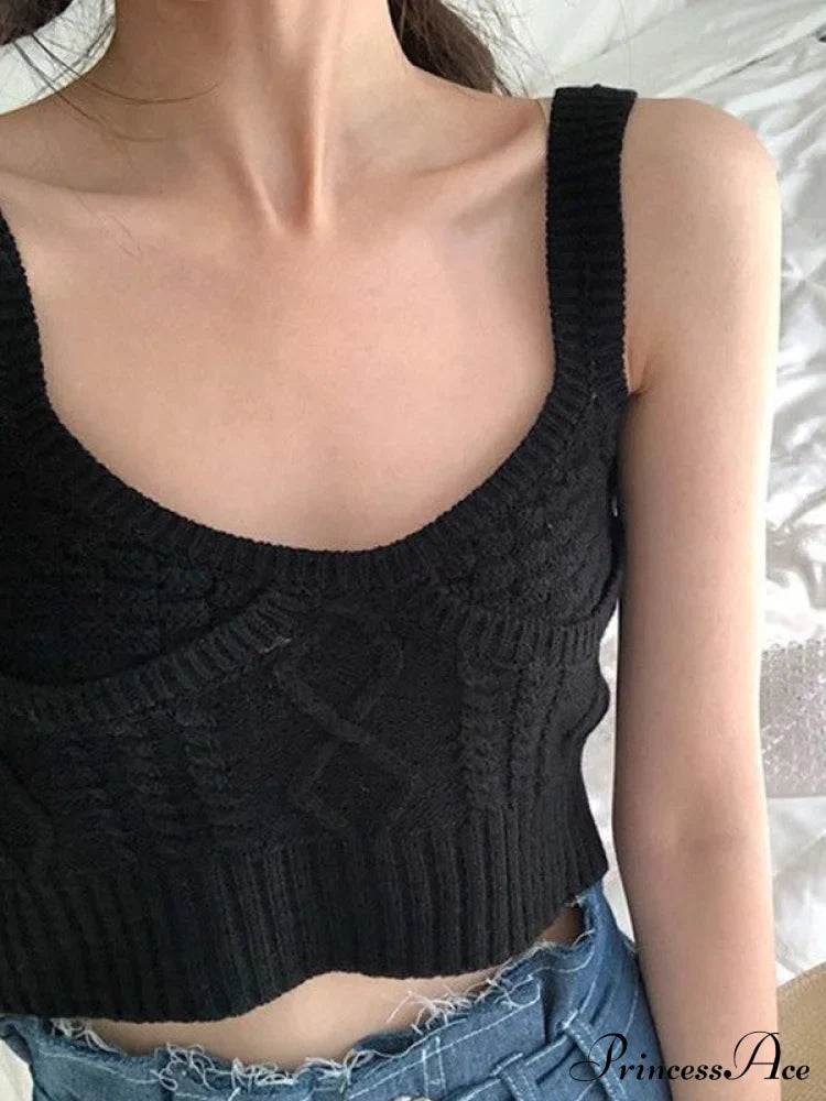 Jacquard Bodycon Graceful Slip Crop Top