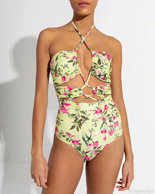 Milky White Cut-out Elegant Body Fit One Piece