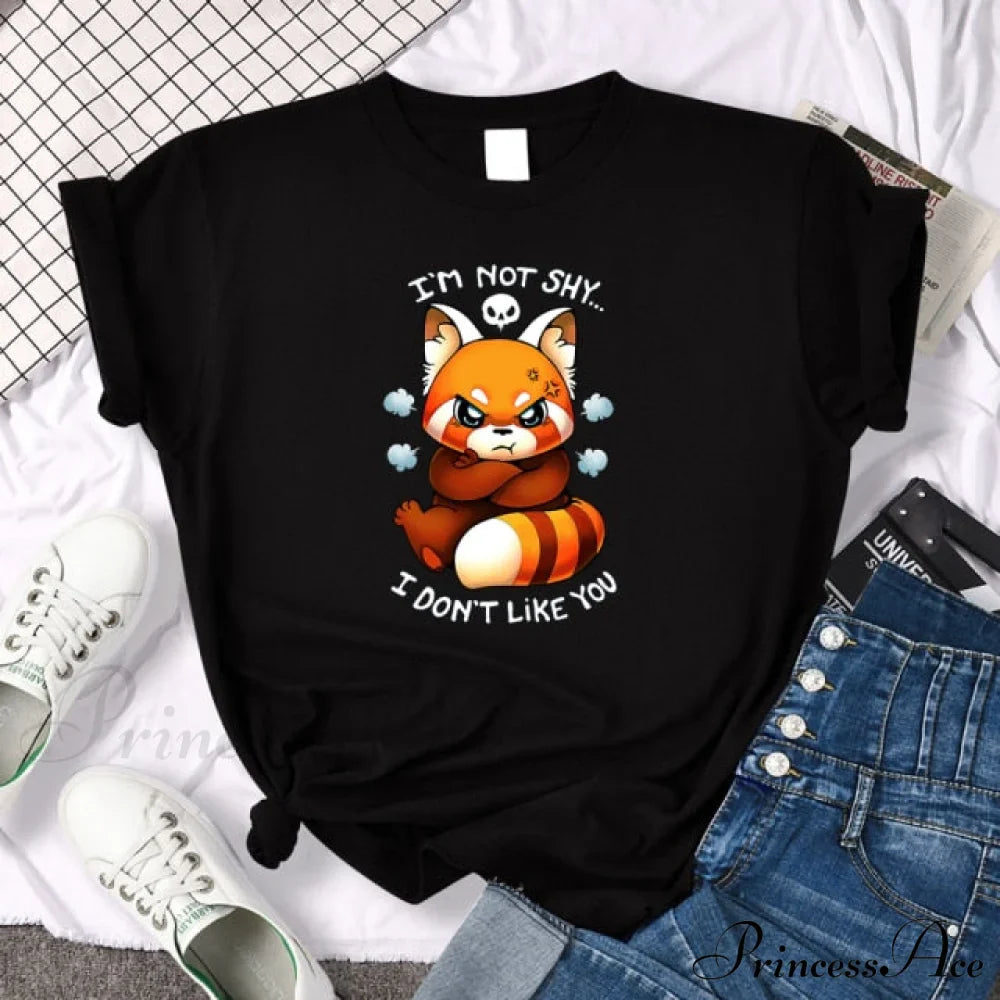 Oversize Fashion Clothing Funny Korean Style T-Shirts