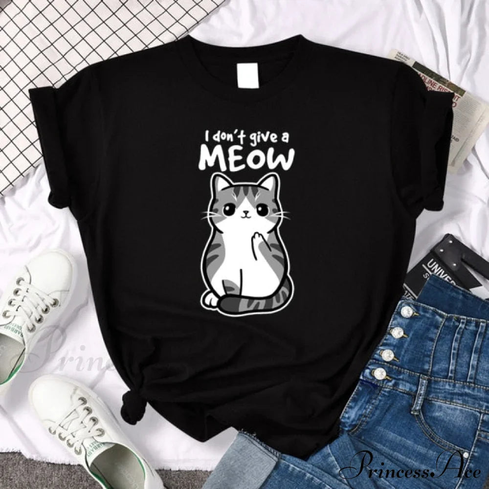 Oversize Fashion Clothing Funny Korean Style T-Shirts