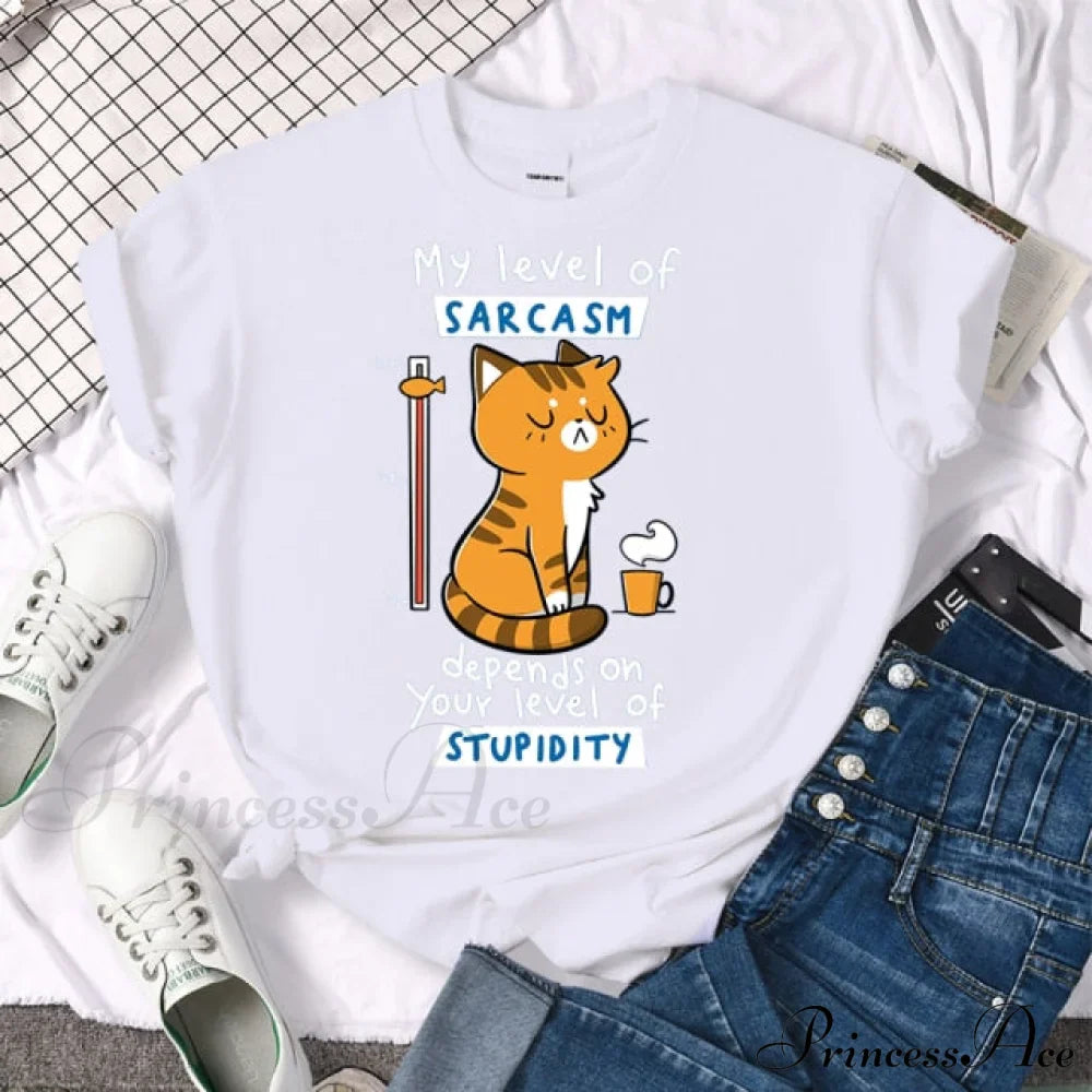 Oversize Fashion Clothing Funny Korean Style T-Shirts