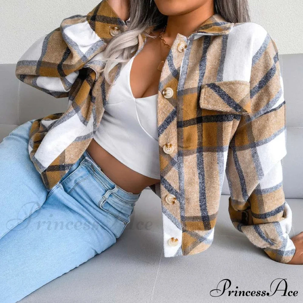 Plaid Retro Coat