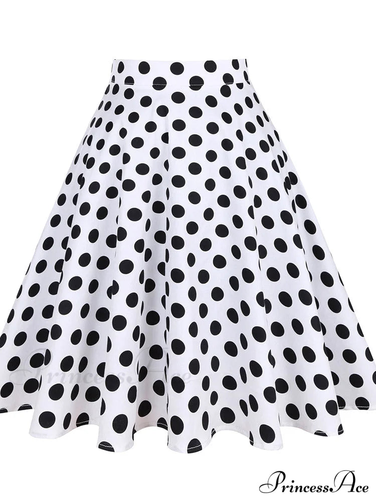 Runway Vintage Rockabilly Midi Skirt