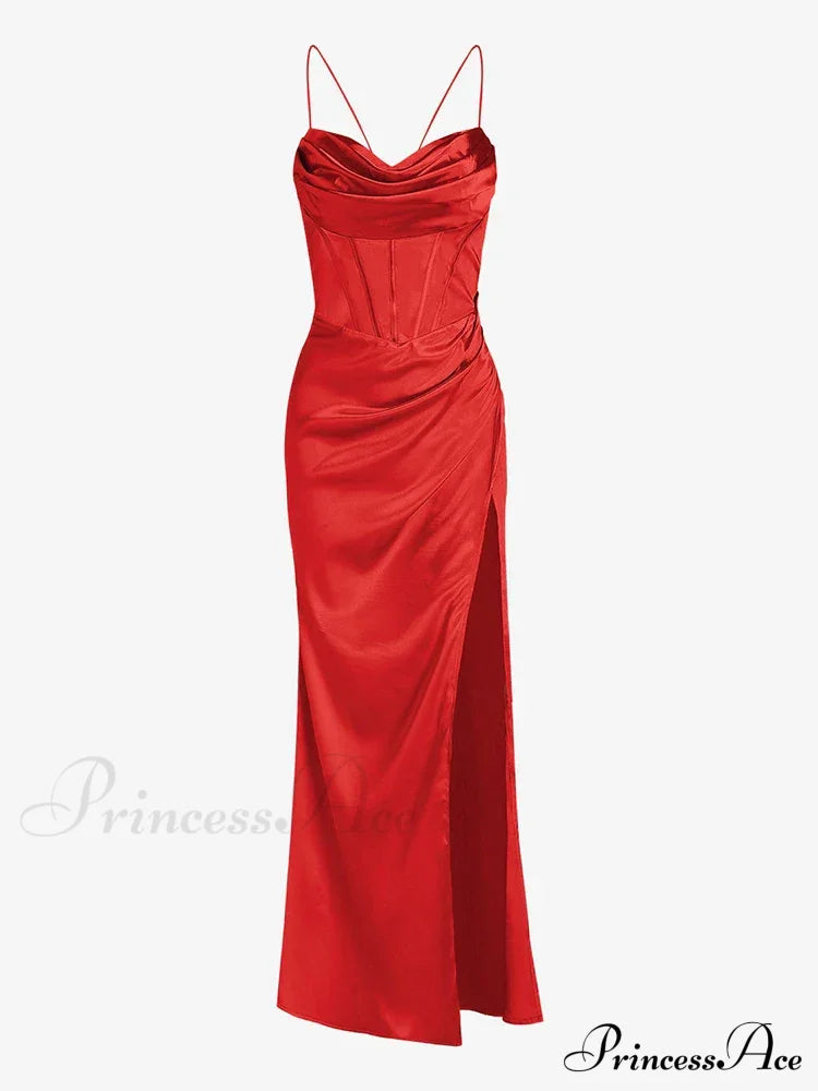 Shoulder Bandage Top Skirt Co-ords Maxi Dress