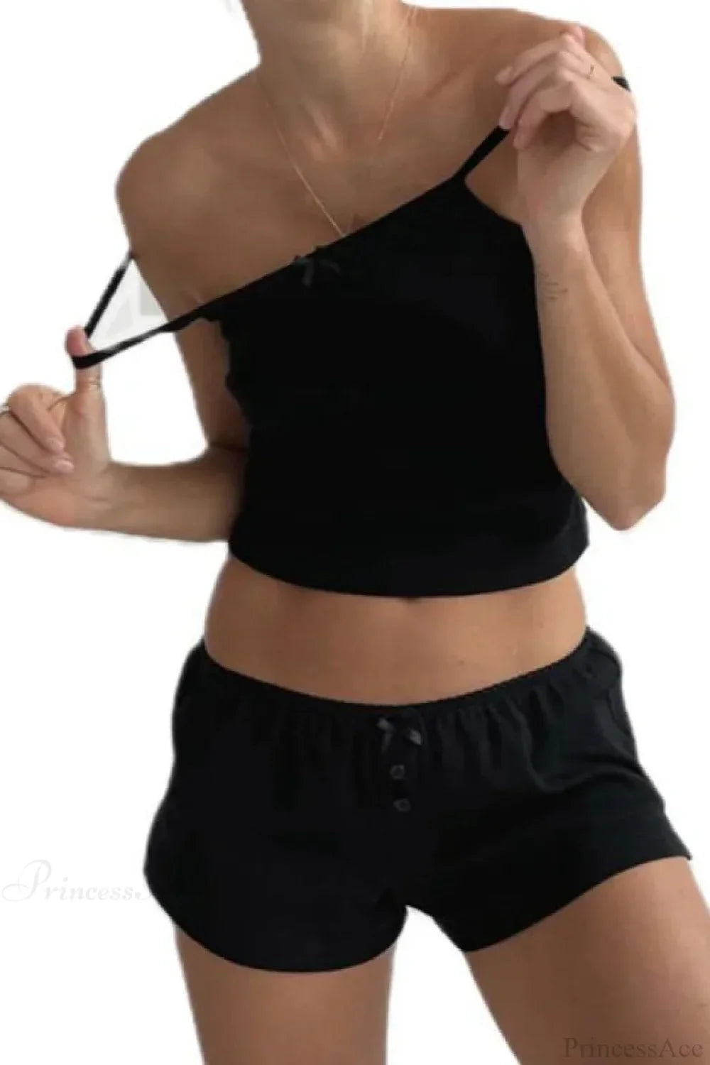 Sleeveless Crop Cami Lounge Set
