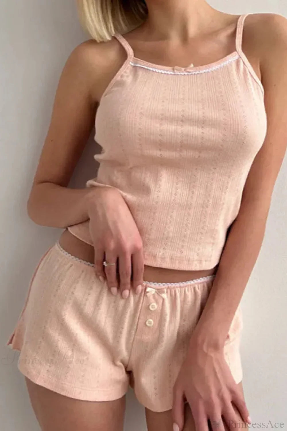Sleeveless Crop Cami Lounge Set