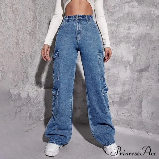 Spring Slim Fit Size Calf Hole Stretch Jeans