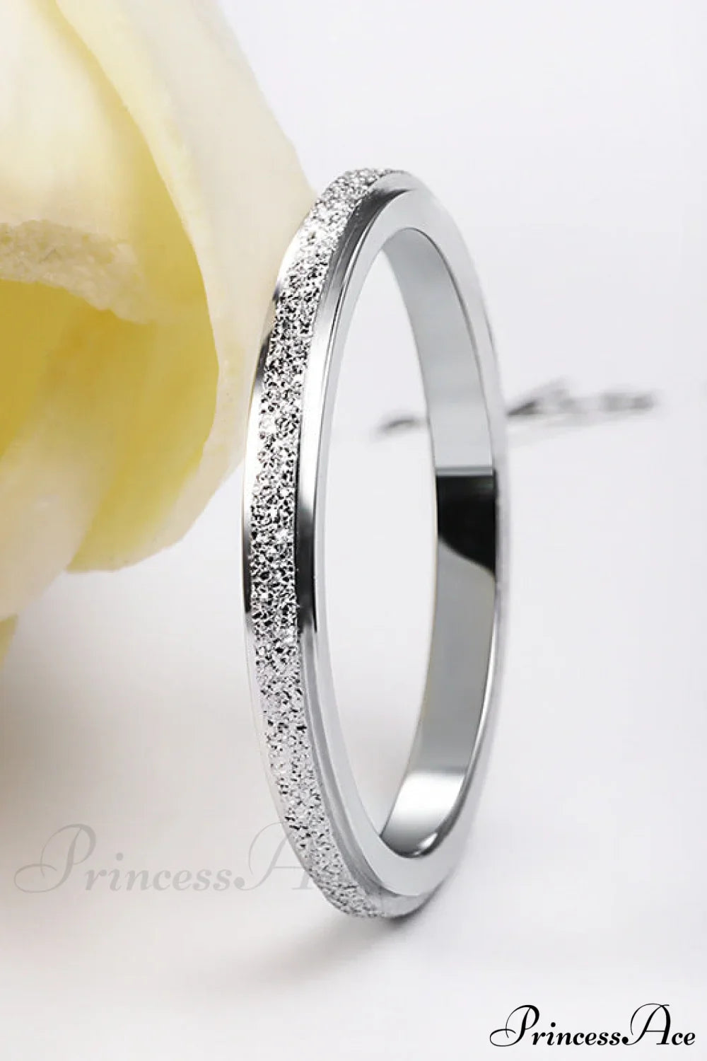 Titanium Steel Minimalist Simple Closed Rings