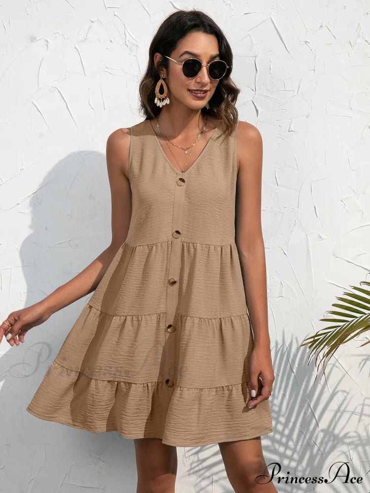 V-Neck Boho Beach Sexy Dresses