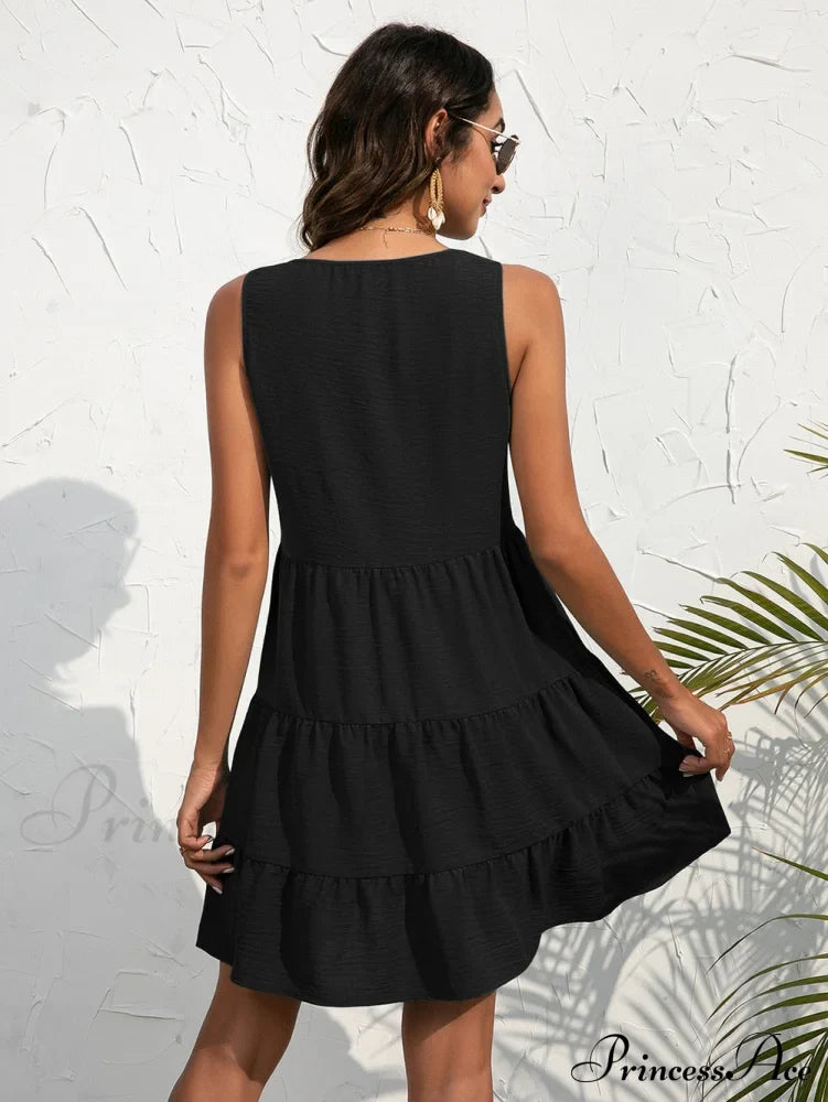 V-Neck Boho Beach Sexy Dresses