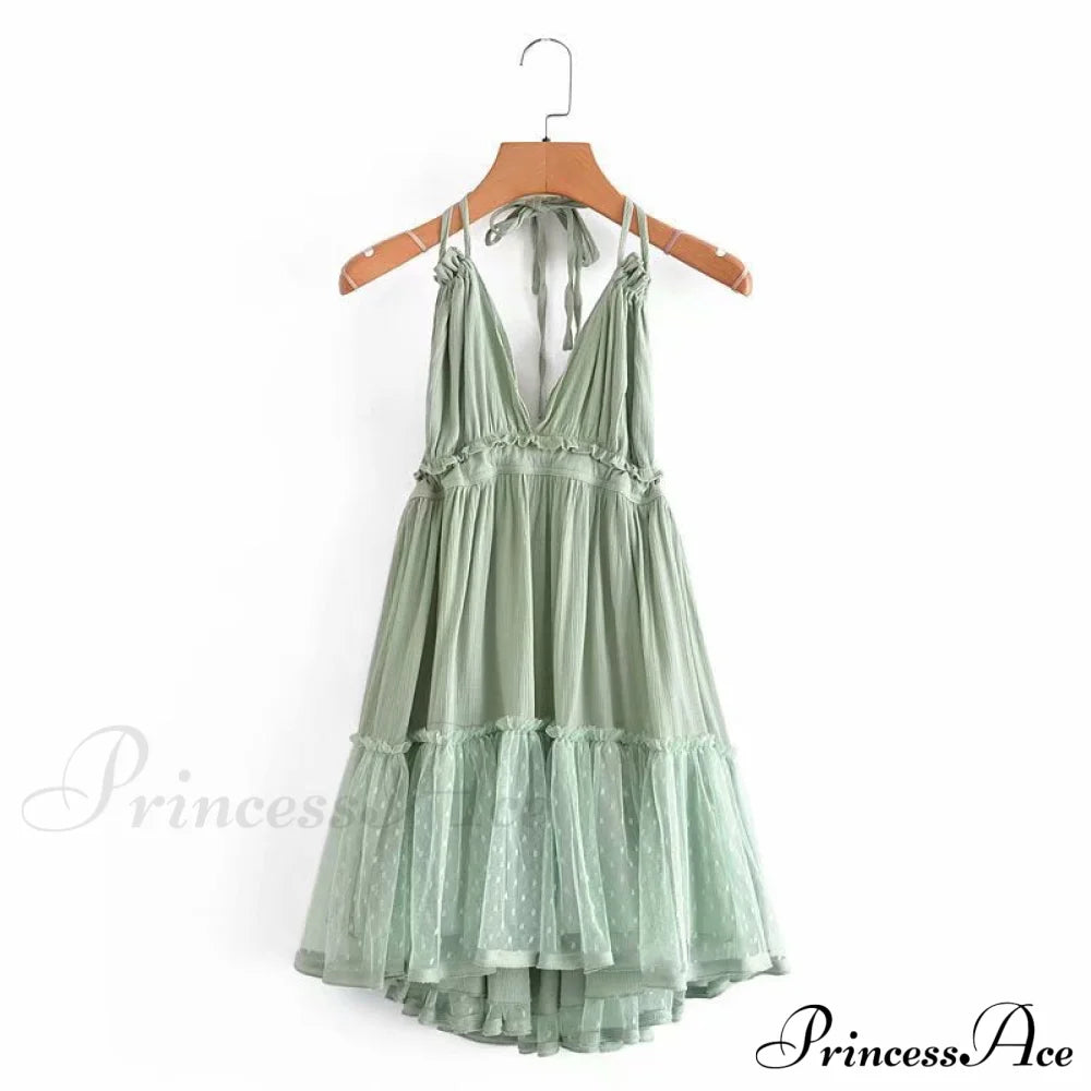 Weekend Getaway Stylish Linen Skater Dress