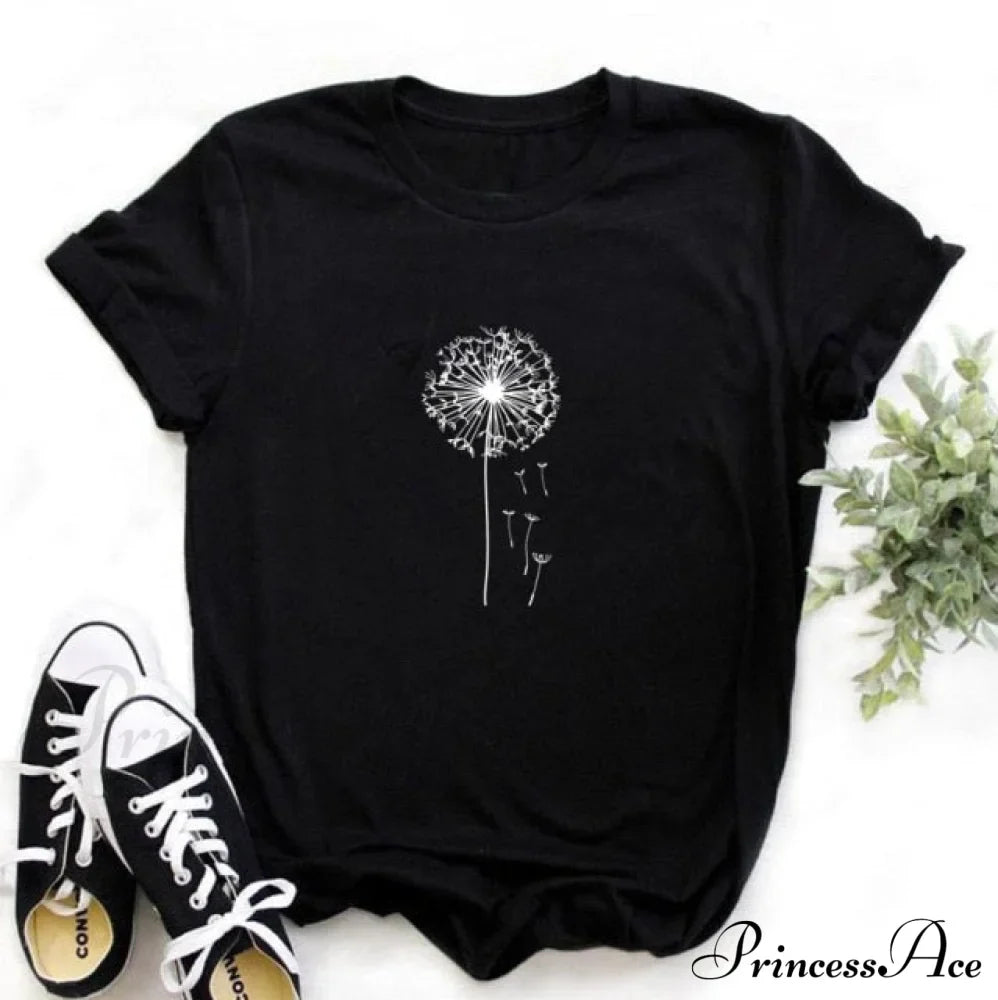Floral Print Casual Tee