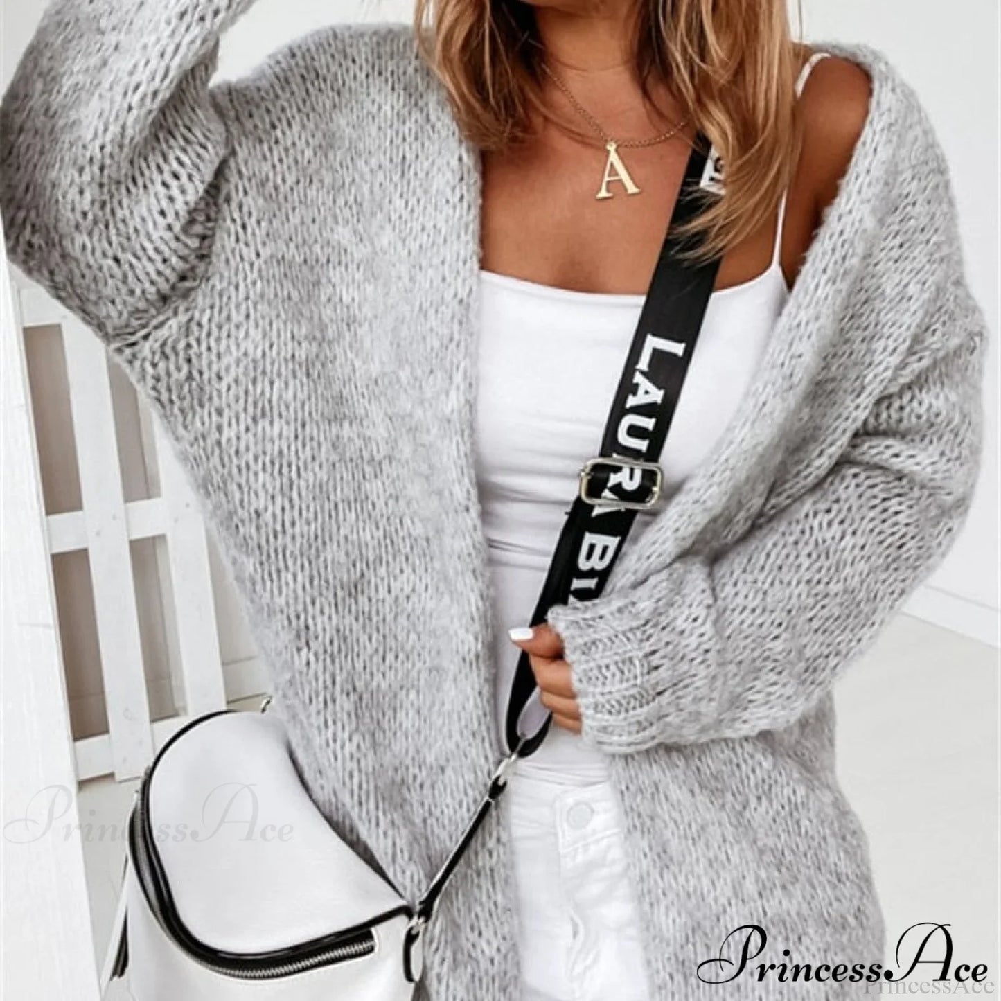 Women Casual Long Sleeve Long Sweaters Winter Loose Cardigan